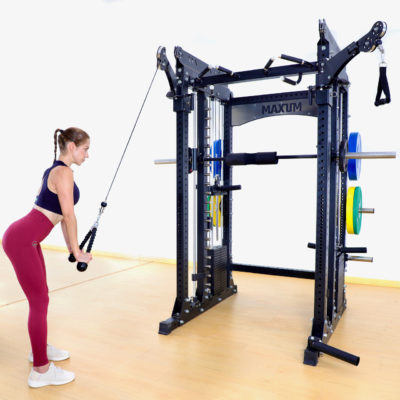 Maxum Sx Smith Machine Functional Trainer Squat Rack Home Gym Maxum