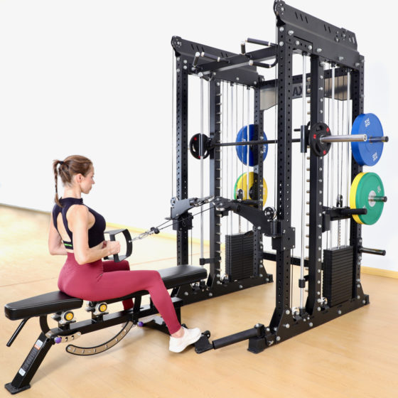 Maxum Sx Smith Machine Functional Trainer Squat Rack Home Gym Maxum