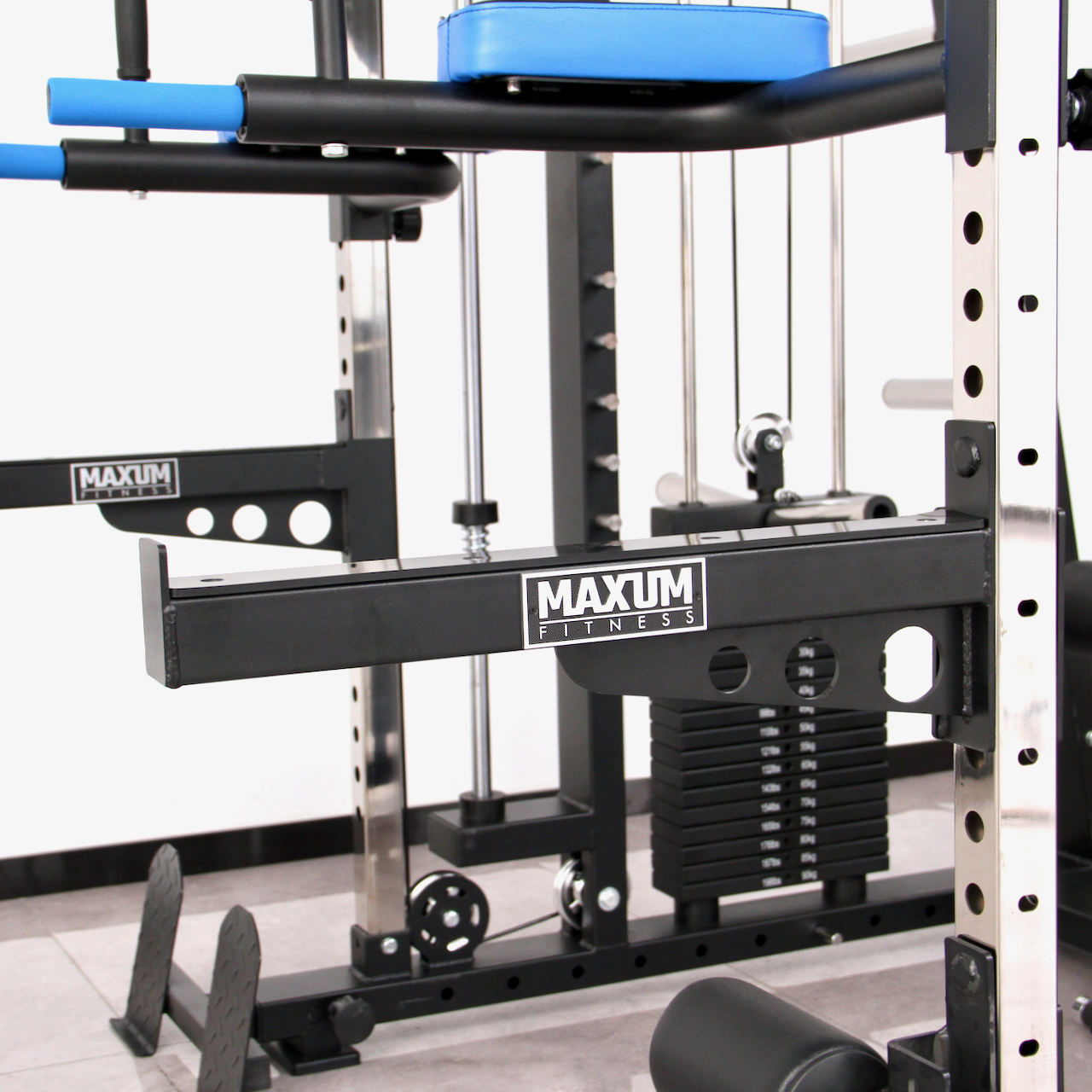 MAXUM S-150 Smith Machine Functional Trainer Power Rack Home Gym – 10