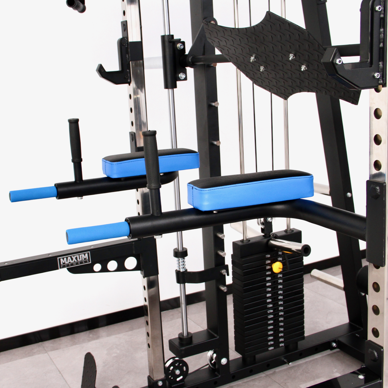 MAXUM S-150 Smith Machine Functional Trainer Power Rack Home Gym – 11
