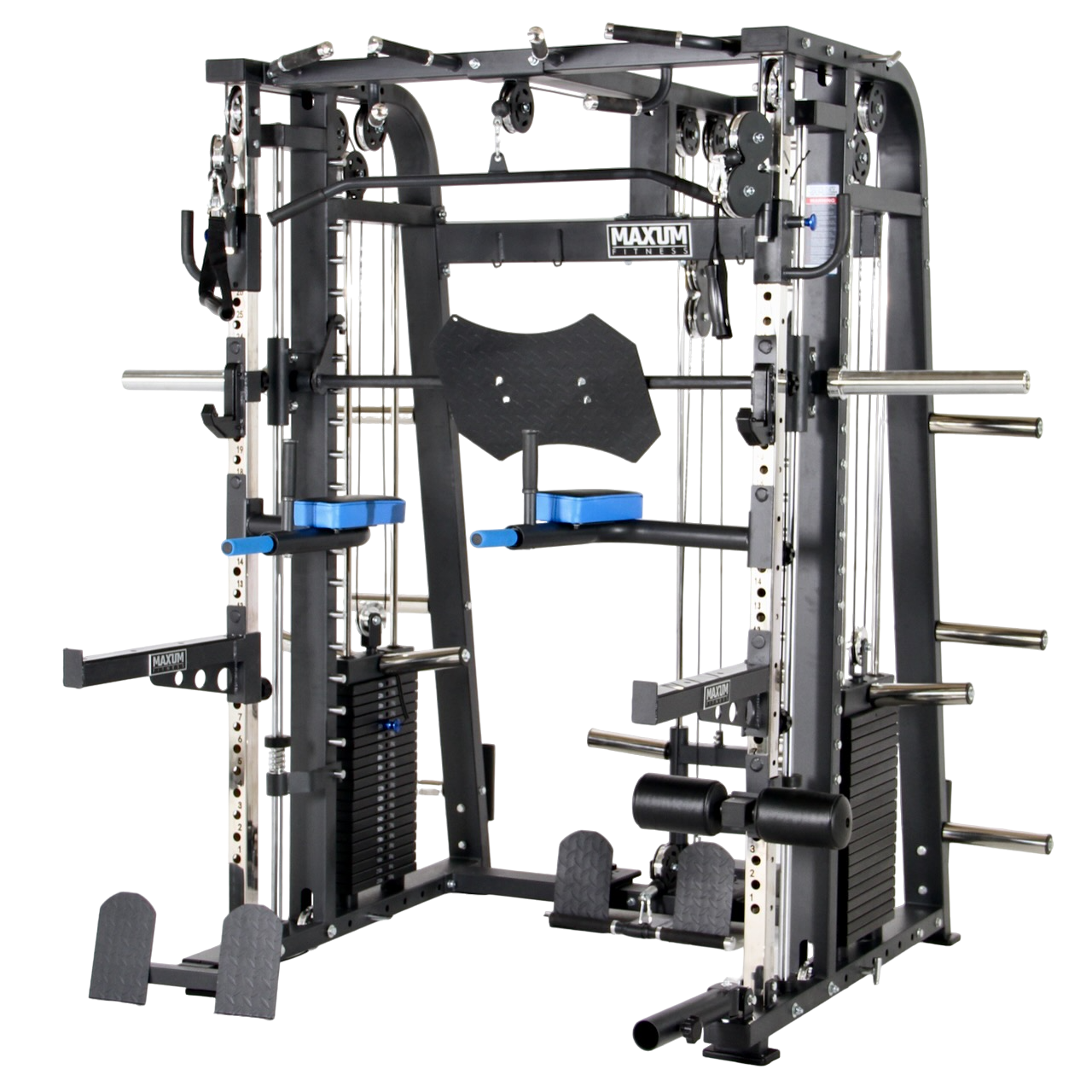 MAXUM S-150 Smith Machine Functional Trainer Squat Rack Home Gym – 1