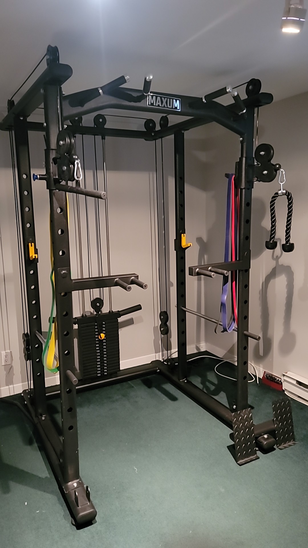 F190 Functional Trainer Power Rack Home Gym MAXUM fitness Home Gym