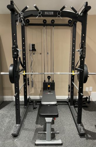 MAXUM F-190 Functional Trainer Power Rack Home Gym photo review