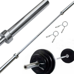 MAXUM 7ft Hard Chrome Olympic Barbell - 700 lb Capacity - Image 3