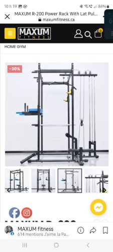 MAXUM R-200 Power Rack Lat Machine Home Gym photo review