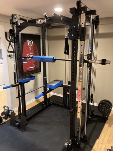 MAXUM S-90 Smith Machine Functional Trainer Power Rack Home Gym photo review