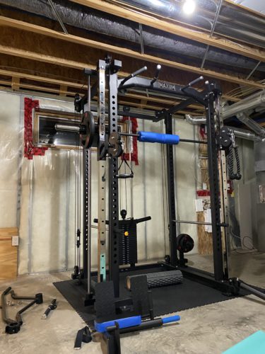 MAXUM S-90 Smith Machine Functional Trainer Power Rack Home Gym photo review