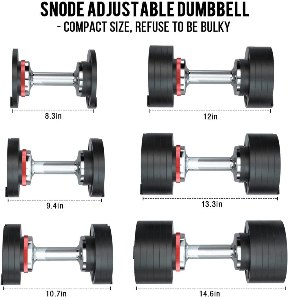 Snode AD50 Adjustable Dumbbells