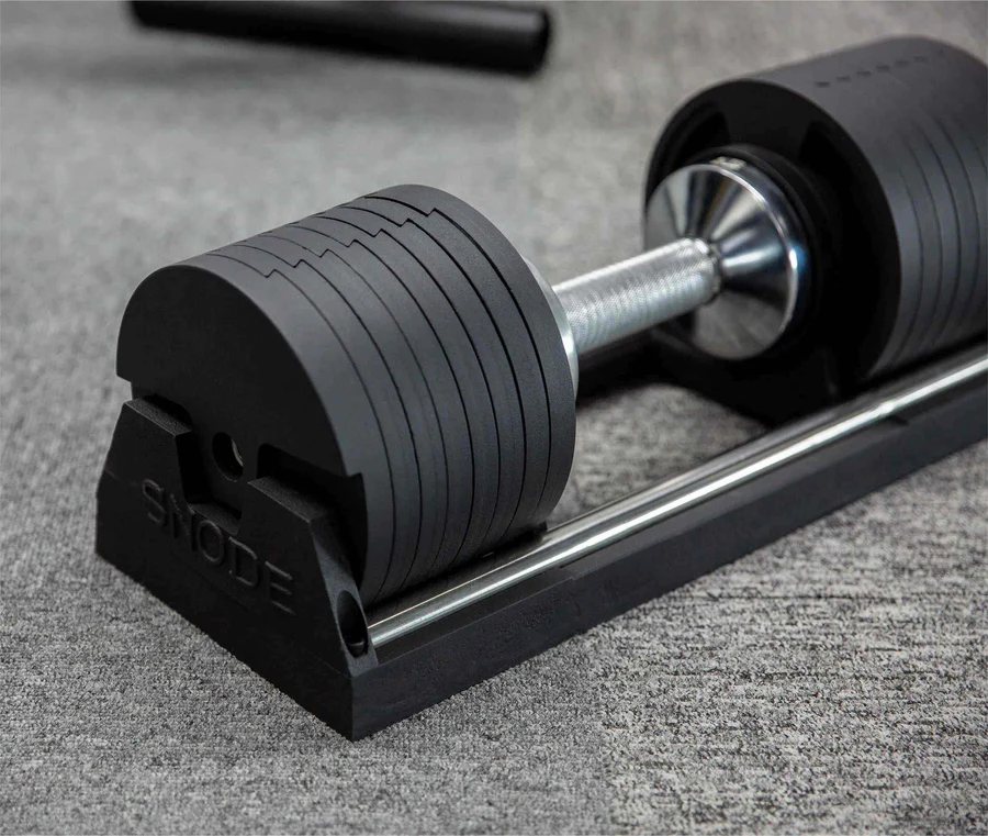 Snode AD80 Adjustable Dumbbells - PAIR (10 to 80 lbs)