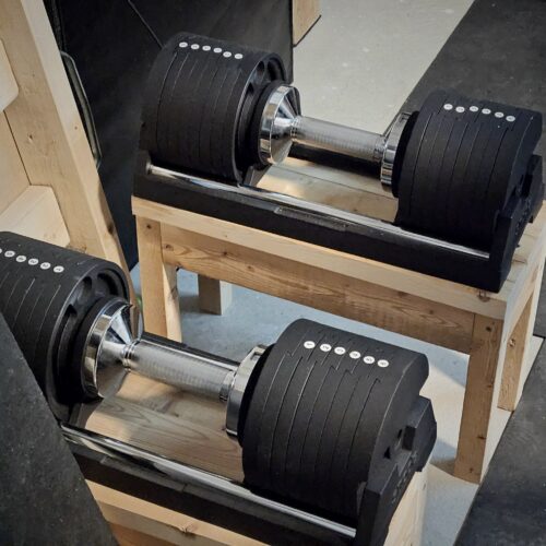 Snode AD80 Adjustable Dumbbells - PAIR (10 to 80 lb) photo review