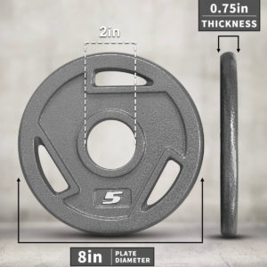 Cast Iron Grip Olympic Weight Plates