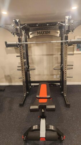 MAXUM 6ft Hard Chrome Olympic Barbell - 700 lb Capacity photo review