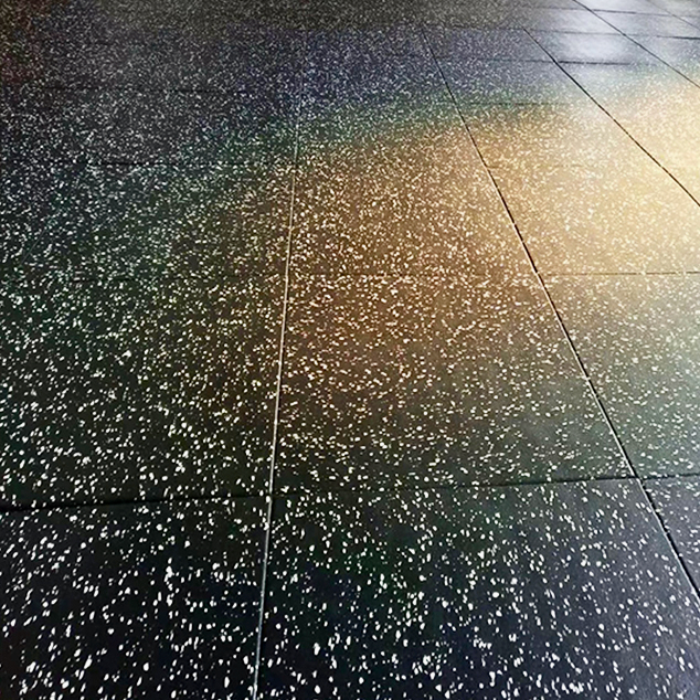 Premium EZ Rubber Gym Mat White MAXUM Fitness