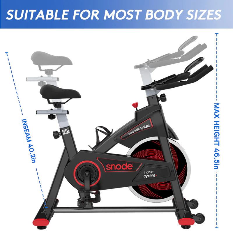 Snode Magenetic Resistance Exercise Indoor Cycling Bike - 8731Bi