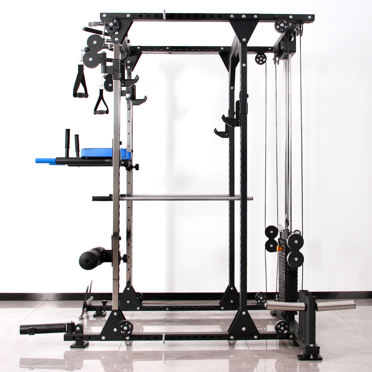 MAXUM F-220 Pro Functional Trainer Power Rack Home Gym – 9