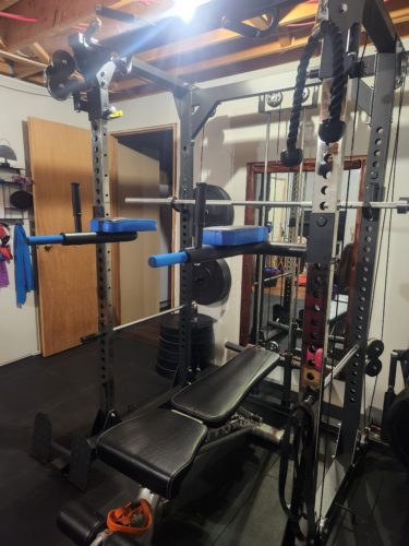 MAXUM F-220 Functional Trainer Power Rack Home Gym photo review