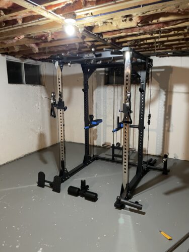 MAXUM F-220 Functional Trainer Power Rack Home Gym photo review
