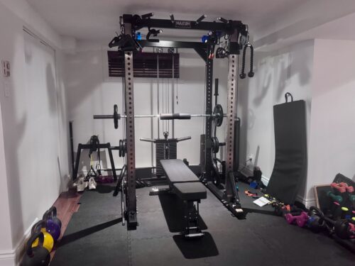MAXUM F-220 Pro Functional Trainer Power Rack Home Gym photo review