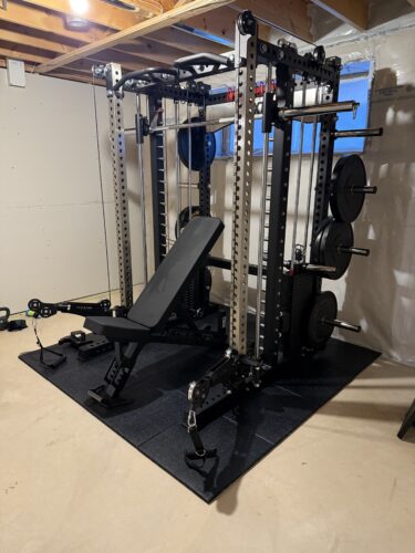 Premium EZ Rubber Gym Mat - Blue photo review