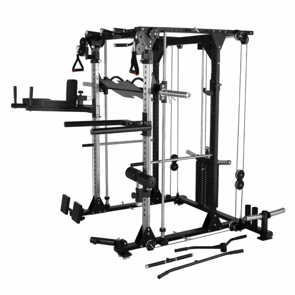 MAXUM S-92 Smith Machine Functional Trainer Power Rack Home Gym