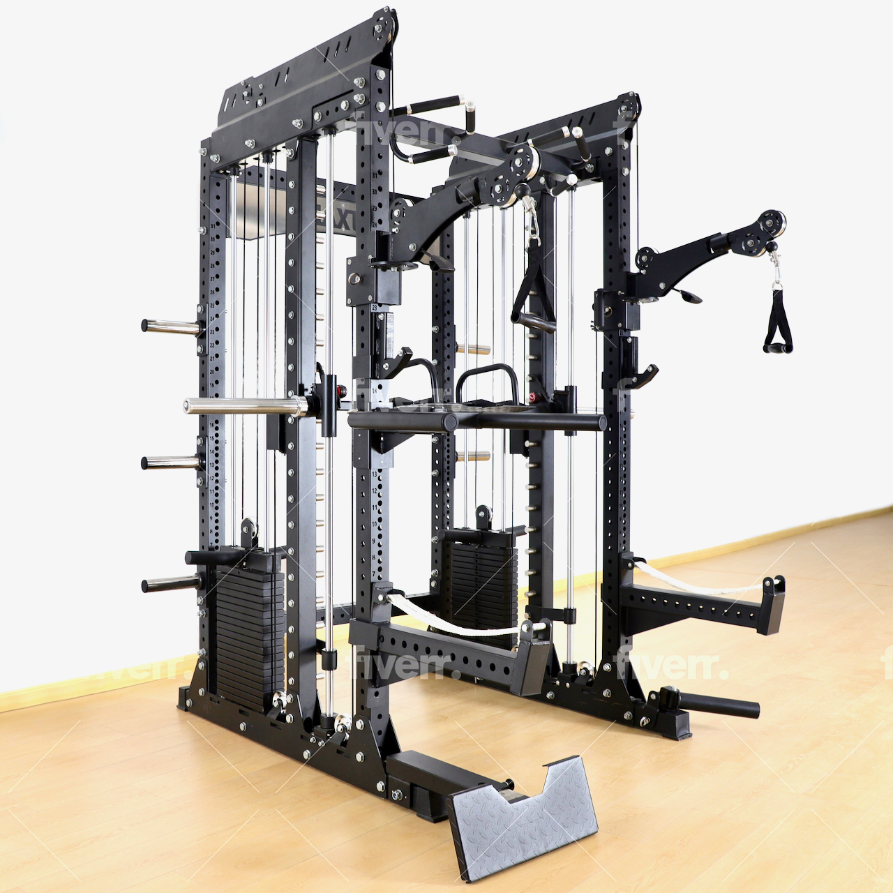 MAXUM SX2 Smith Machine Functional Trainer Squat Rack Home Gym – 2 (2)