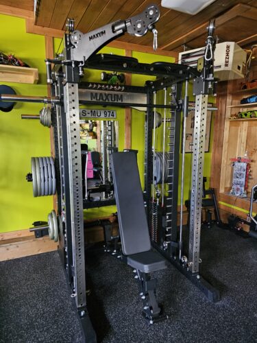 MAXUM SX2 Smith Machine Functional Trainer Squat Rack Home Gym photo review