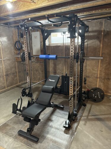 MAXUM S-92 Smith Machine Functional Trainer Power Rack Home Gym photo review