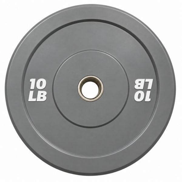 Grey 10 LB Bumper Plate
