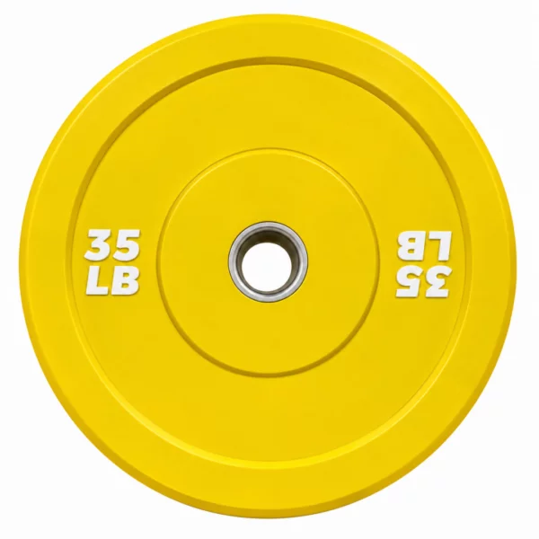 Yellow 35 LB Bumper Plate