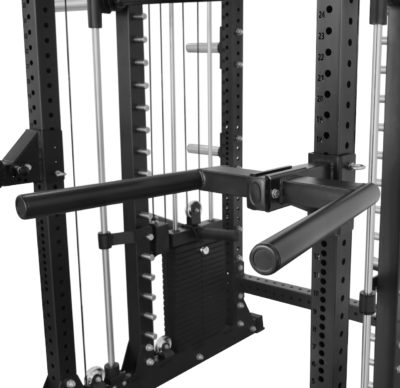thumbnail image 2 of All In One Workout Machine Luku Smith Machine, 2200 LBS Squat Rack For With Dual Pulley System Multifunctional Power Rack Power Cage Strength Training Attachments Home Gym 2 of 10