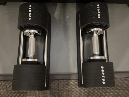 Snode AD80 Adjustable Dumbbells - PAIR (10 to 80 lb) - FREE SHIPPING photo review