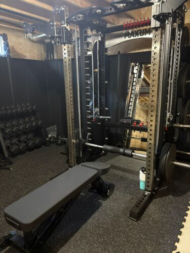 MAXUM X3 Smith Machine Functional Trainer Squat Rack Home Gym photo review