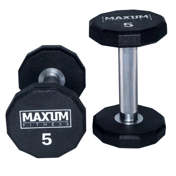 MAXUM 12-Sided Urethane Dumbbells