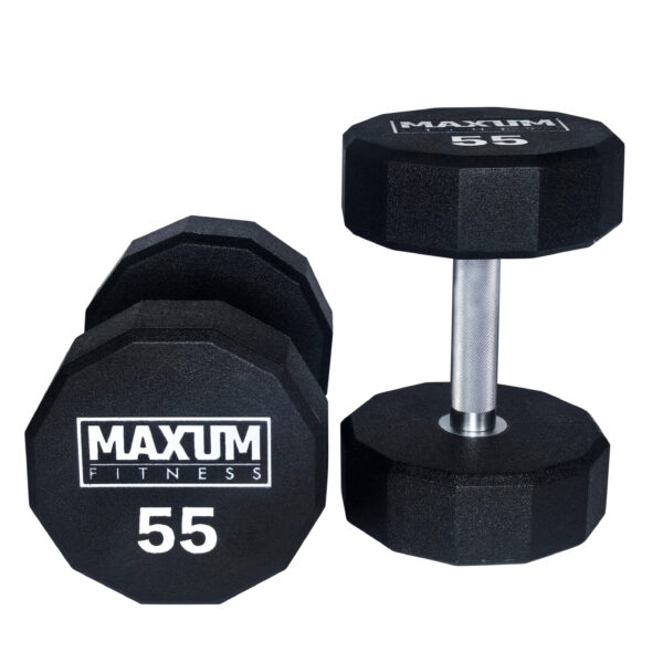 MAXUM 12-Sided Urethane Dumbbells