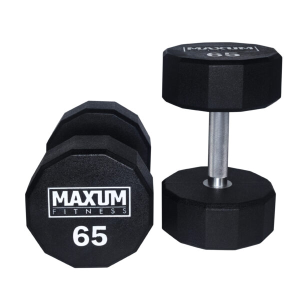 MAXUM 12-Sided Urethane Dumbbells
