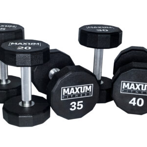 MAXUM 12-Sided Urethane Dumbbells
