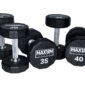 MAXUM 12-Sided Urethane Dumbbells