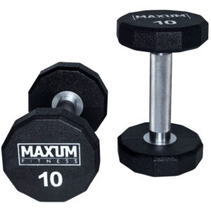 MAXUM 12-Sided Urethane Dumbbells