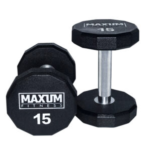 MAXUM 12-Sided Urethane Dumbbells MAXUM 12-Sided Urethane Dumbbells