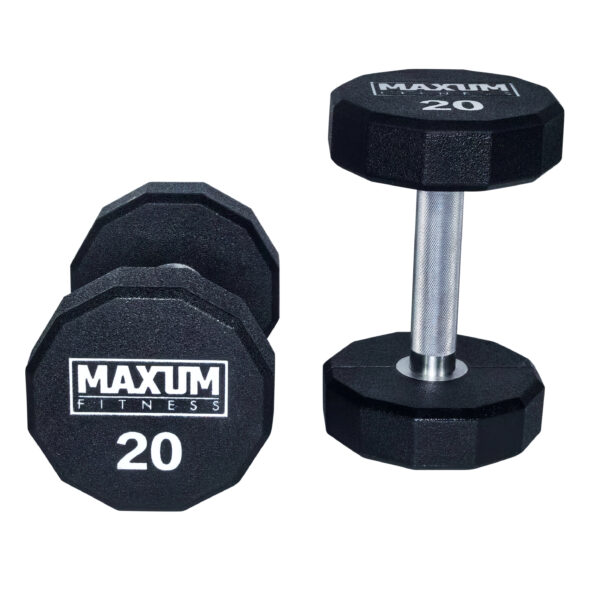 MAXUM 12-Sided Urethane Dumbbells