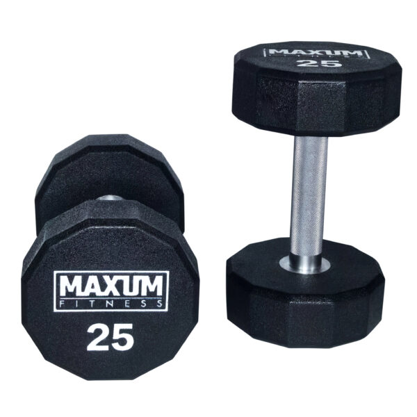 MAXUM 12-Sided Urethane Dumbbells