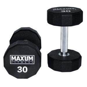 MAXUM 12-Sided Urethane Dumbbells MAXUM 12-Sided Urethane Dumbbells