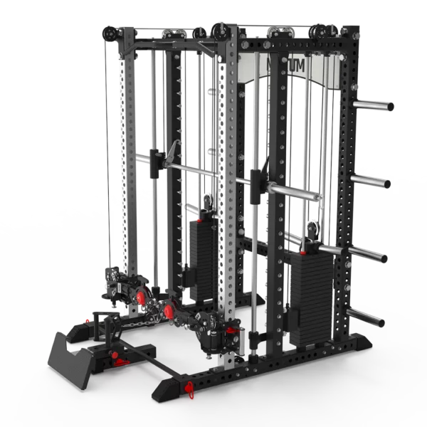 MAXUM X3 Smith Machine Functional Trainer Squat Rack Home Gym