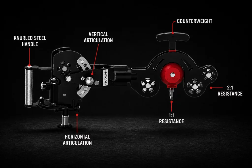 MAXUM Mutant Arms: The Articulating Cable Arm Upgrade for Your Home Gym MAXUM Mutant arms